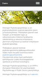 Mobile Screenshot of helsinginpsykoterapiayhdistys.fi